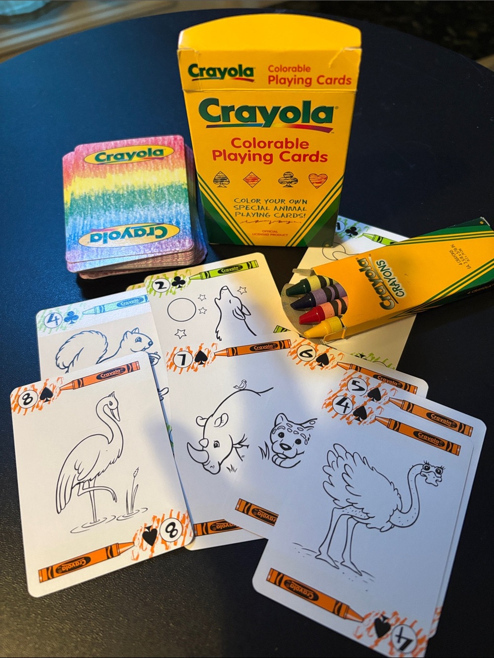 Crayola Colorable Playing Cards - Yellow